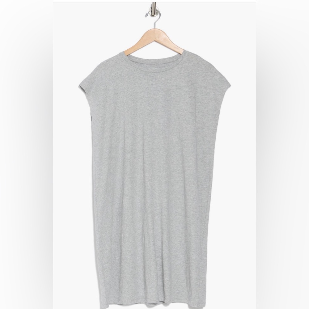 Eileen Fisher Organic Cotton Boxy T-Shirt Dress